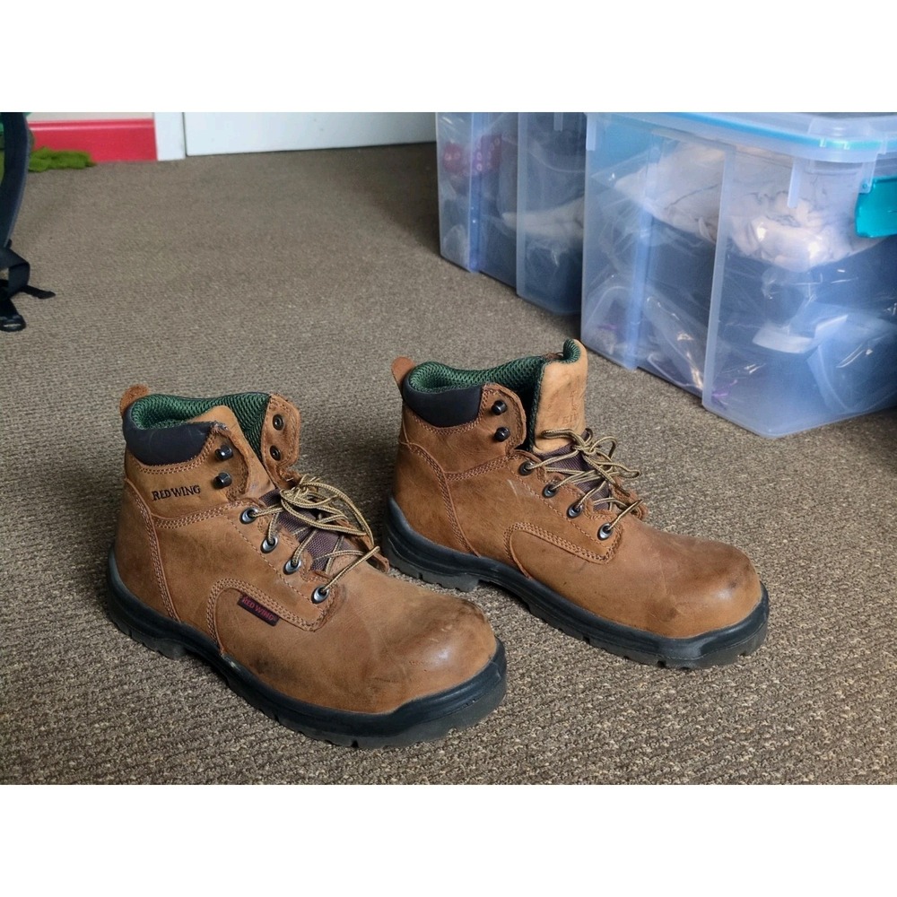 Red Wing 2235 King Toe 6" Leather Boots Brown Size 10 D Men's Lace‎ Up